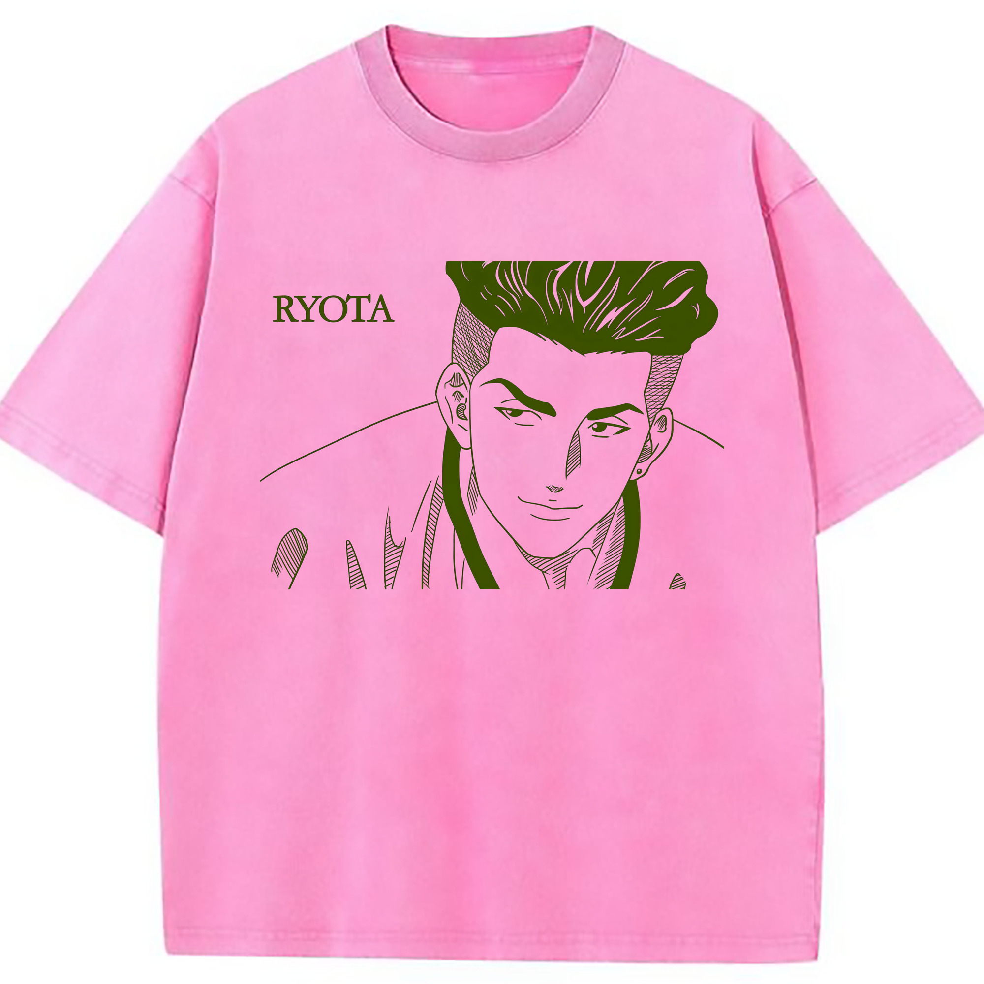 （画像用） SLAM DUNK／スラムダンク 綿100% ヴィンテージ風 半袖Tシャツ（フロントプリント）